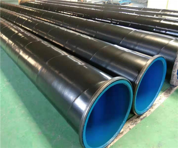 双密封法兰防腐钢管 双密封法兰防腐钢管